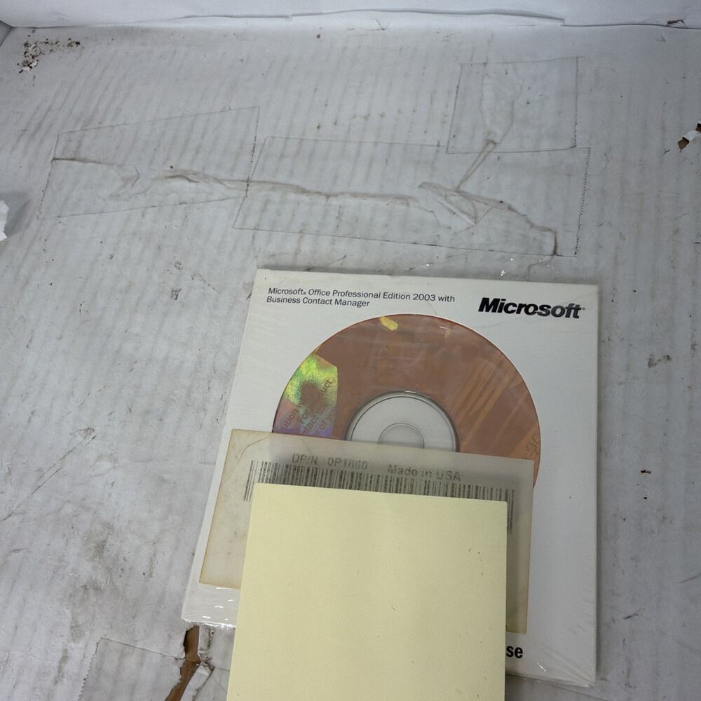 Microsoft Office 2003 Professional Edition & Business Contact Manager NEW W/Key